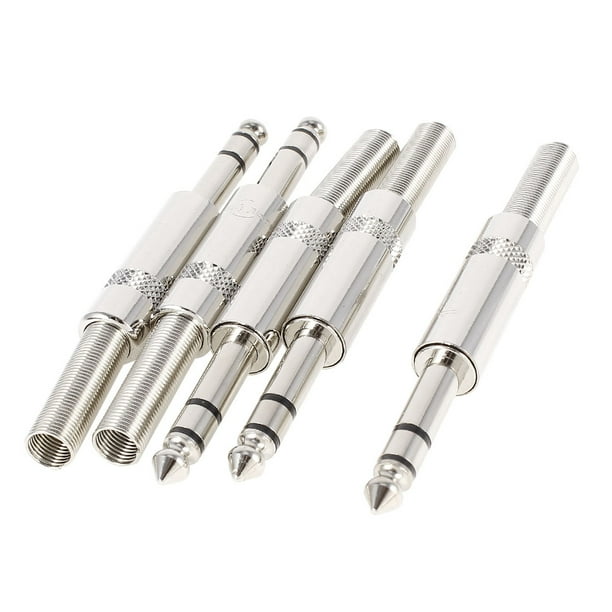 5pcs Audio Vidéo AV PC 6.35 mm 1/4" Mono Connecteur TS 5pcs Audio Vidéo AV PC 6.35 mm 1/4" Mono Connecteur TS